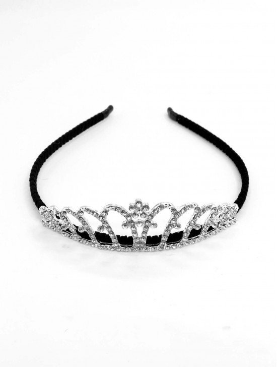 Rhinestone Tiara Hair Band 